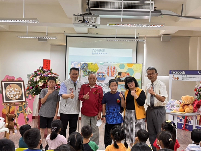 20250610參與孩子畫展揭幕貼文06-臺南市重症兒童關懷協會