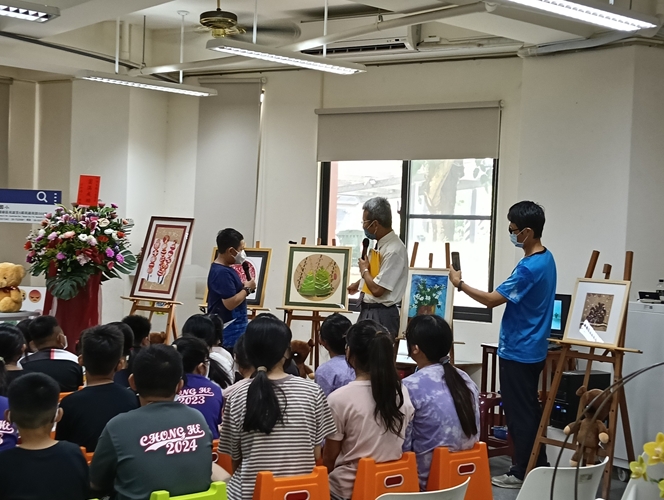 20250610參與孩子畫展揭幕貼文09-臺南市重症兒童關懷協會